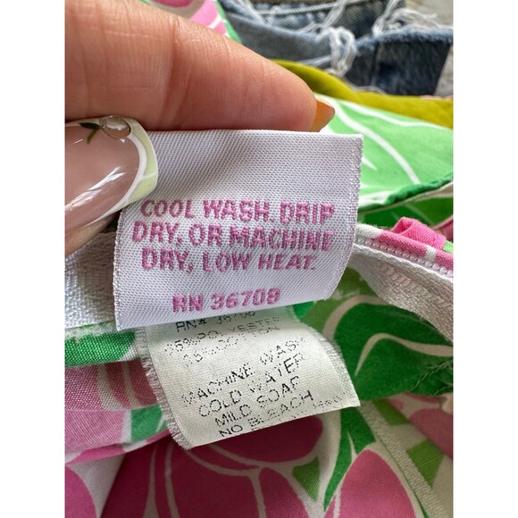 RJC Girls Hawaiian Tropical Flowers Plumeria Lei Ruffle Mu'umu'u Midi Dress M - Picture 5 of 6